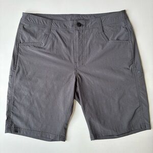 Kuhl Mens Dark Gray Upriser Short Hiking Travel Lightweight Size 32 10in Inseam